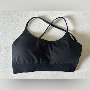 Paragon Black Strappy Bra